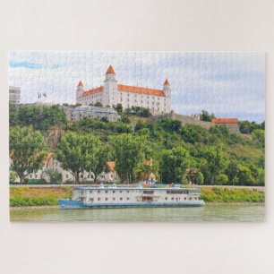 Bratislava Castle, River Danube, Slovakia Jigsaw Puzzle