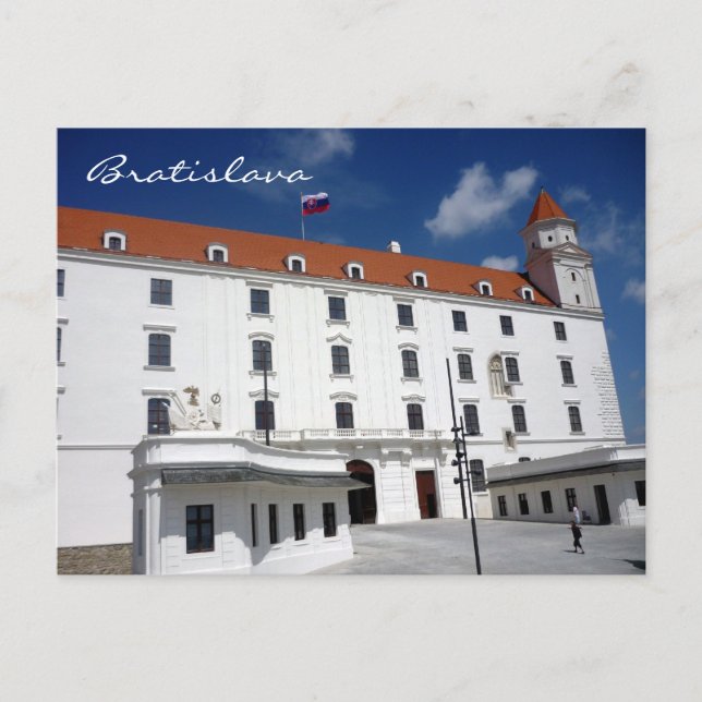 bratislava castle sky postcard (Front)