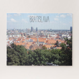bratislava city green jigsaw puzzle