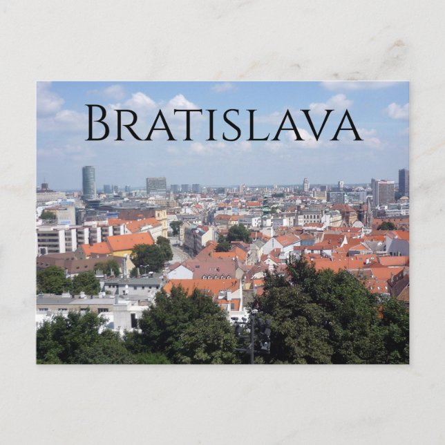bratislava city slovakia postcard (Front)