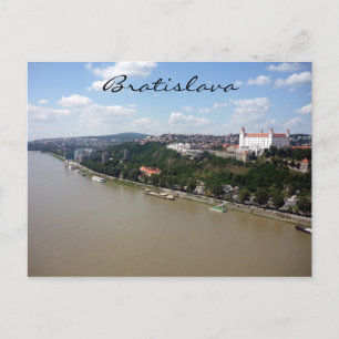 bratislava danube postcard