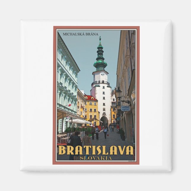 Bratislava - Michael's Tower Magnet (Front)