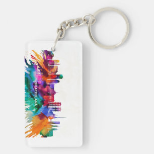 Bratislava Skyline Key Ring