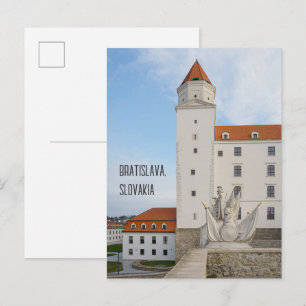 Bratislava Slovakia Castle Travel Photo Postcard