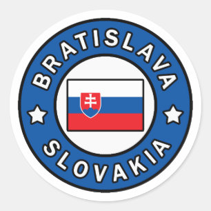 Bratislava Slovakia Classic Round Sticker
