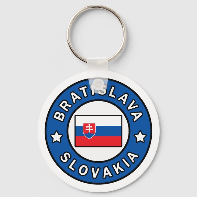 Bratislava Slovakia Key Ring (Front)