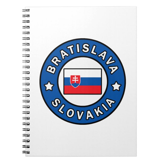Bratislava Slovakia Notebook (Front)