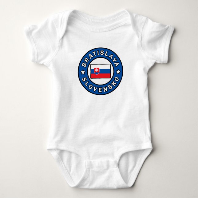 Bratislava Slovensko Baby Bodysuit (Front)