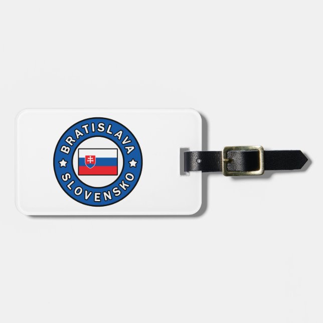 Bratislava Slovensko Luggage Tag (Front Horizontal)