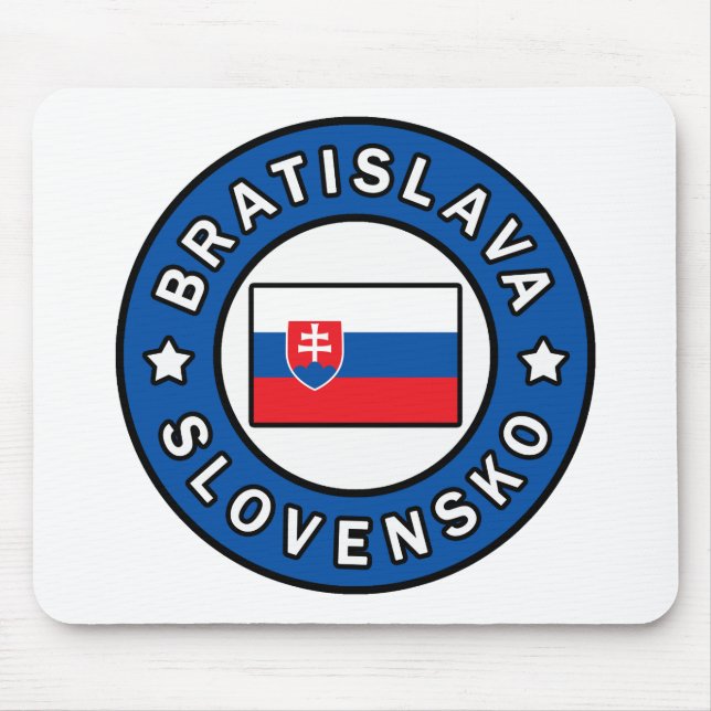Bratislava Slovensko Mouse Mat (Front)