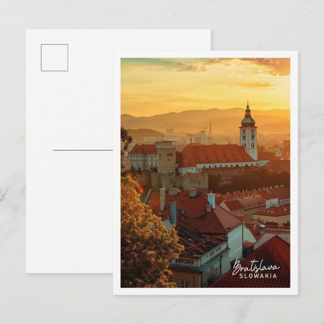 Bratislava Slowakia Art travel famous place Postcard (Front/Back)