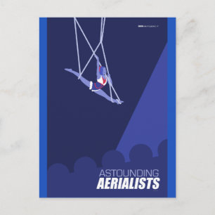 Brattleboro Circus Arts - Astounding Aerialists Postcard