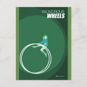Brattleboro Circus Arts - Wondrous Wheels Postcard
