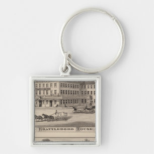 Brattleboro House Key Ring