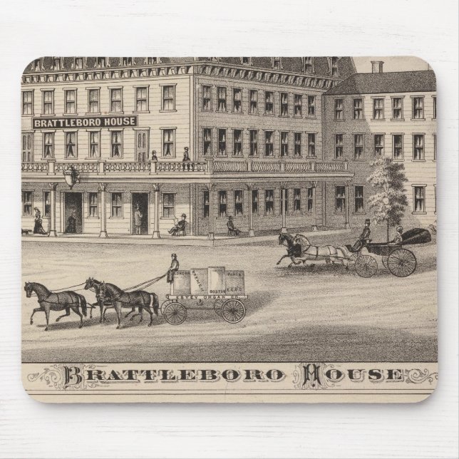 Brattleboro House Mouse Mat (Front)