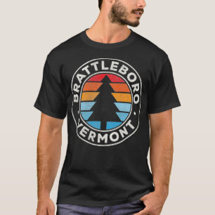 Brattleboro Vermont VT Vintage Graphic Retro 70s T-Shirt