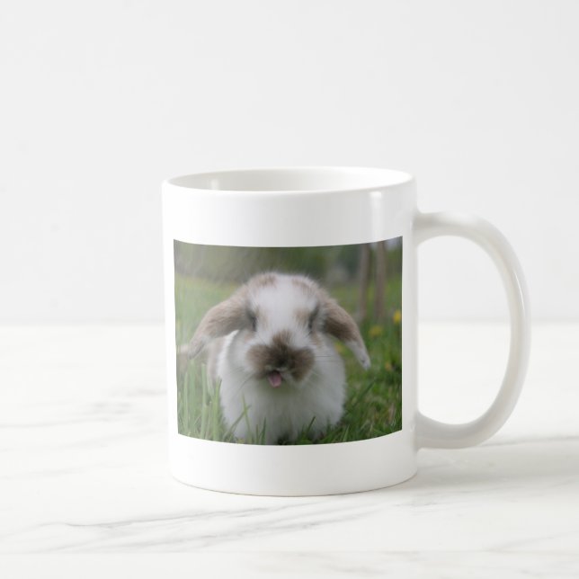 Bratty bunny coffee mug (Right)