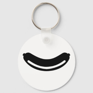 Bratwurst BBQ sausage Key Ring