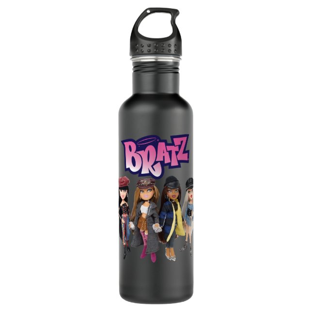 BRATZ QUOTES Stickers 710 Ml Water Bottle (Front)