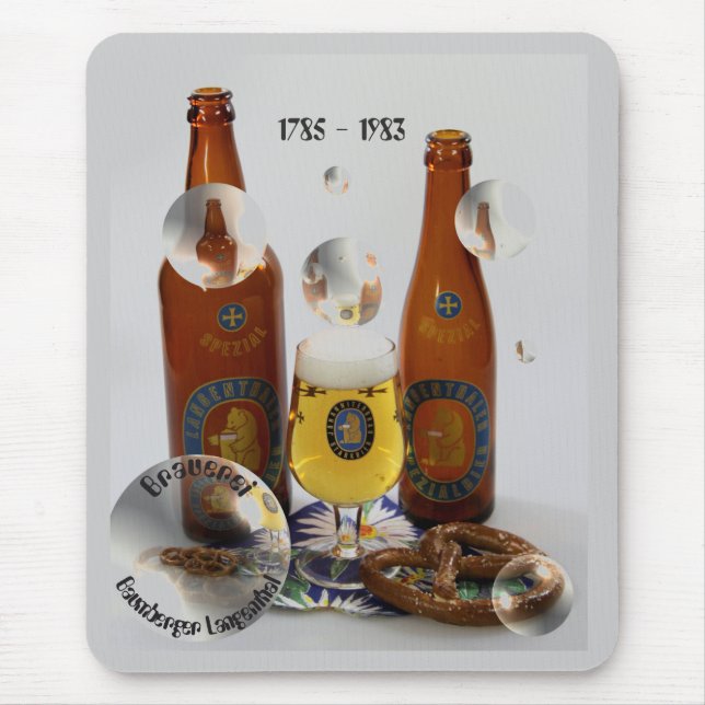 Brauerei Baumberger Langenthal Mauspad Mouse Mat (Front)