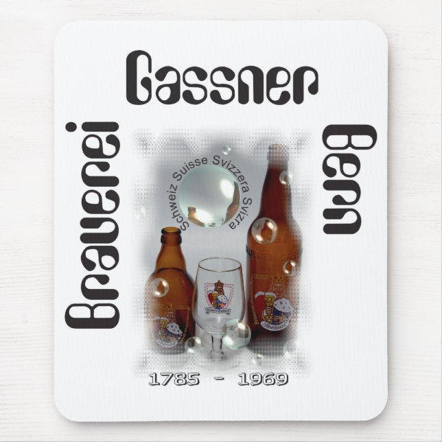 Brauerei Gassner Bern Mauspad Mouse Mat (Front)