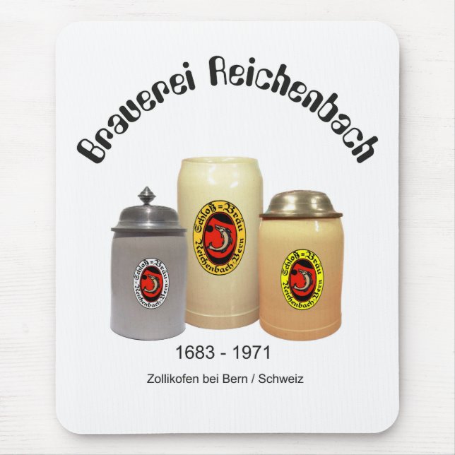 Brauerei Reichenbach Bern Mauspad Mouse Mat (Front)