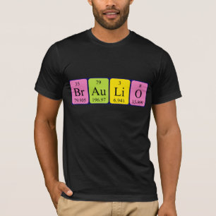 Braulio periodic table name shirt