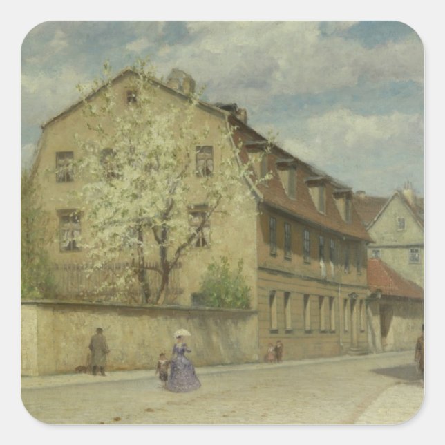 Braune, Weimar Square Sticker (Front)