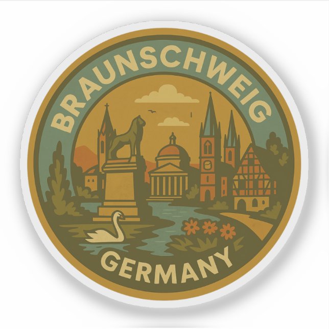 Braunschweig Germany Cityscape (Front)