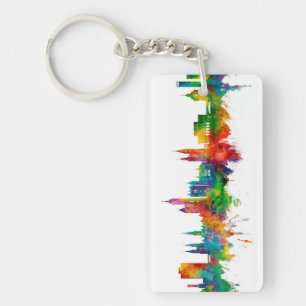 Braunschweig Germany Skyline Key Ring