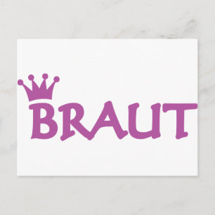 Braut icon postcard