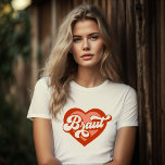 Braut Und Team Braut Bachelorette Retro Heart T-Shirt<br><div class="desc">Braut Und Team Braut Bachelorette Retro Heart T-Shirt
Bride Babe T-Shirt Bachelorette Retro Bride Tee
Vintage Bride To Be Bride's Maid BrideTribe</div>