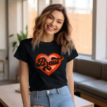 Braut Und Team Braut Bachelorette Retro Herz T-Shirt<br><div class="desc">Braut Und Team Braut Bachelorette Retro Herz T-Shirt
Bride T-Shirt Bachelorette Retro Bride Tee
Vintage Bride To Be Bride's Maid BrideTribe</div>