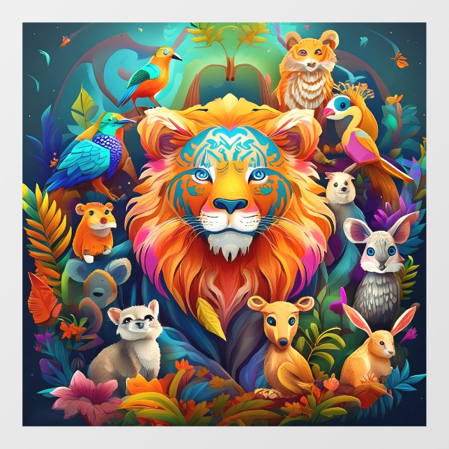 Brave Animal Kingdom Window Cling (Sheet)
