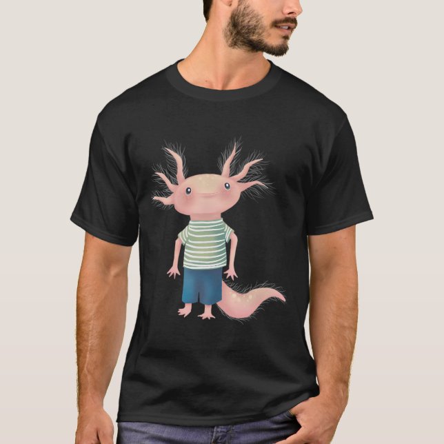 Brave axolotl T-Shirt (Front)