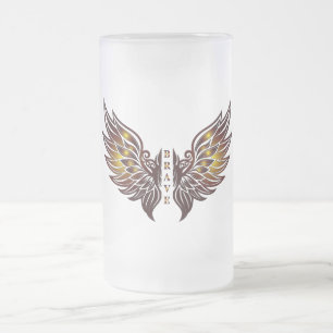 Brave Beer Glass Frosted Glass Beer Mug