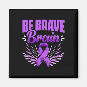 Brave Brain - Epilepsy Survivor Epilepsy Awareness Magnet