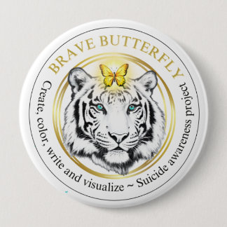 Brave Butterfly Project Suicide Awareness Button