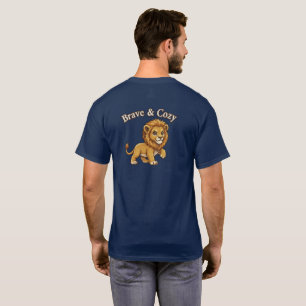Brave & Cozy Adorable Lion Cub T-Shirt
