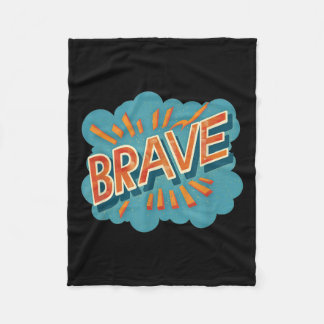 Brave Emblem Costume For Cool Boys And Girls  Fleece Blanket