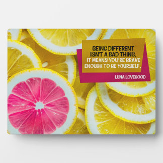 Brave Enough To Be Yourself Plaque