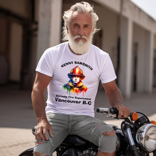 Brave firefighter ready for emergencies T-Shirt (Creator Uploaded)