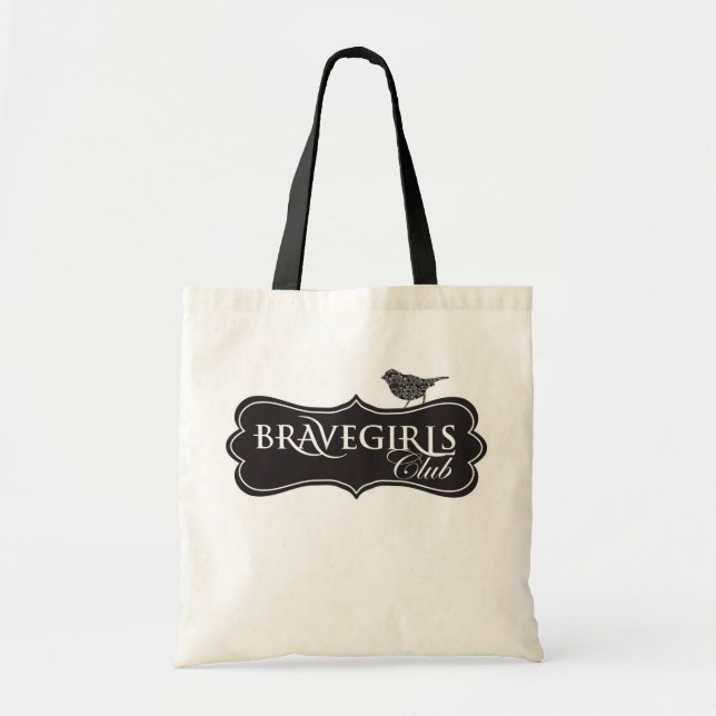 Brave Girls Black & White Tote (Front)