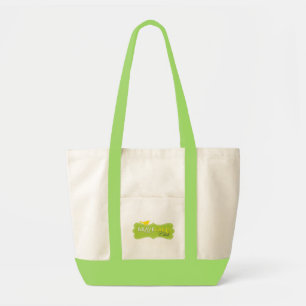 Brave Girls White & Green Tote Bag