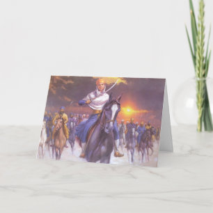 Brave Greeting Card. Card