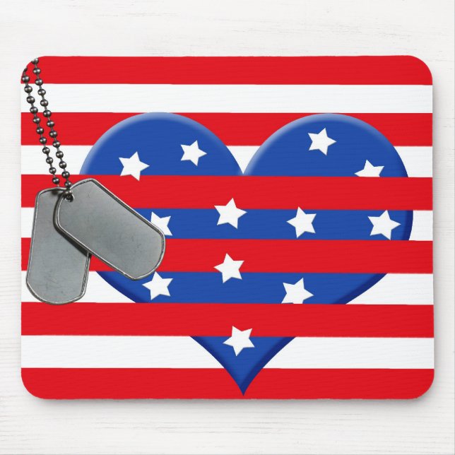 Brave Heart Mouse Mat (Front)