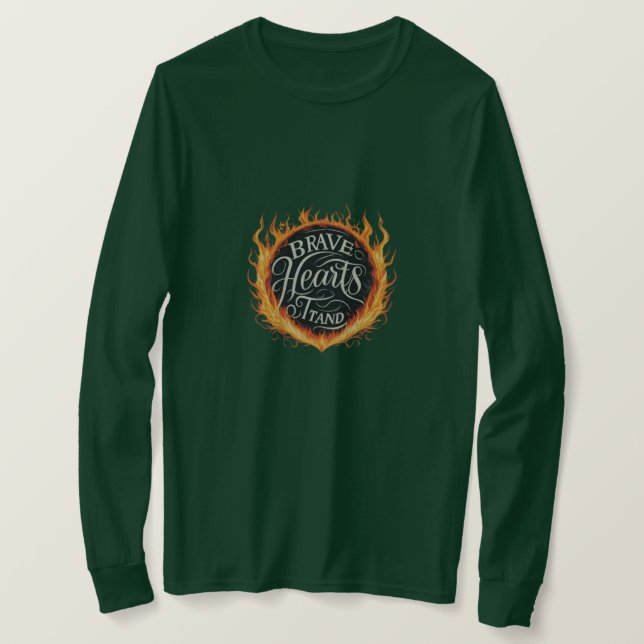 Brave Hearts Stand T-shirt  (Design Front)