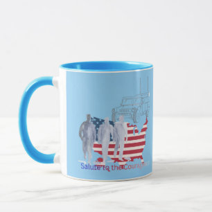 Brave hearts tribute light blue mug