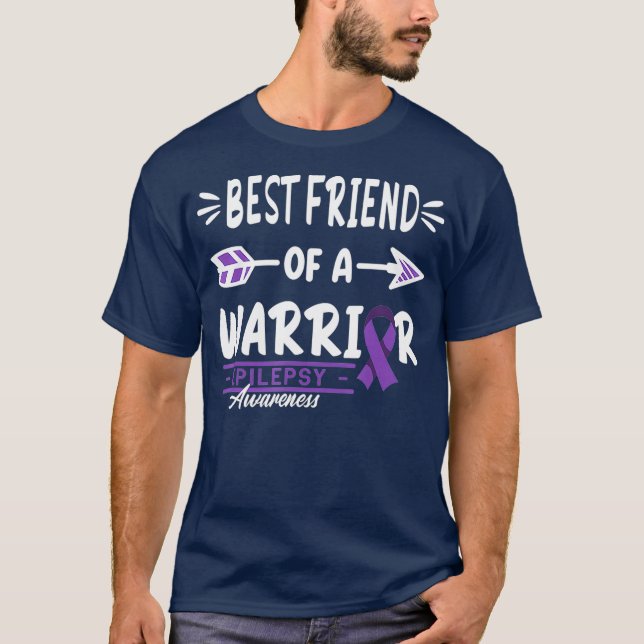 Brave I Best Friend I Epilepsy Awareness I T-Shirt (Front)