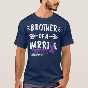 Brave I Brother I Epilepsy Awareness I Purple T-Shirt